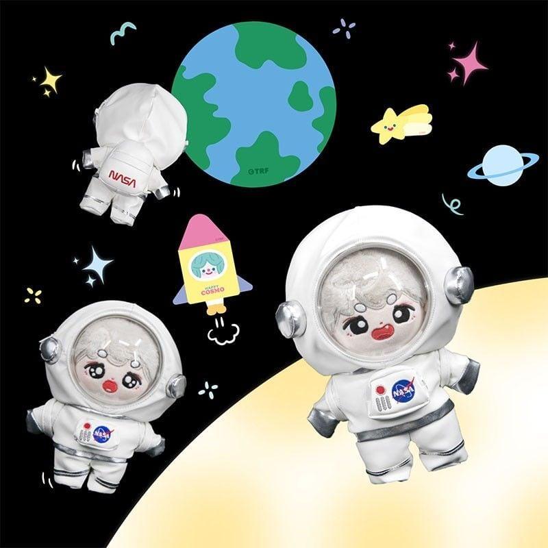 ミニ洋服20cm着せ替えぬいぐる服宇宙飛行士のコスチュームバッグ