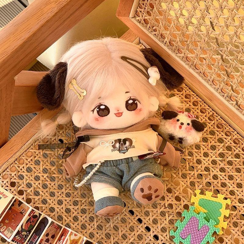 ティモウ20cm着せ替えぬいぐるみ無属性女の子着せ替え人形_4