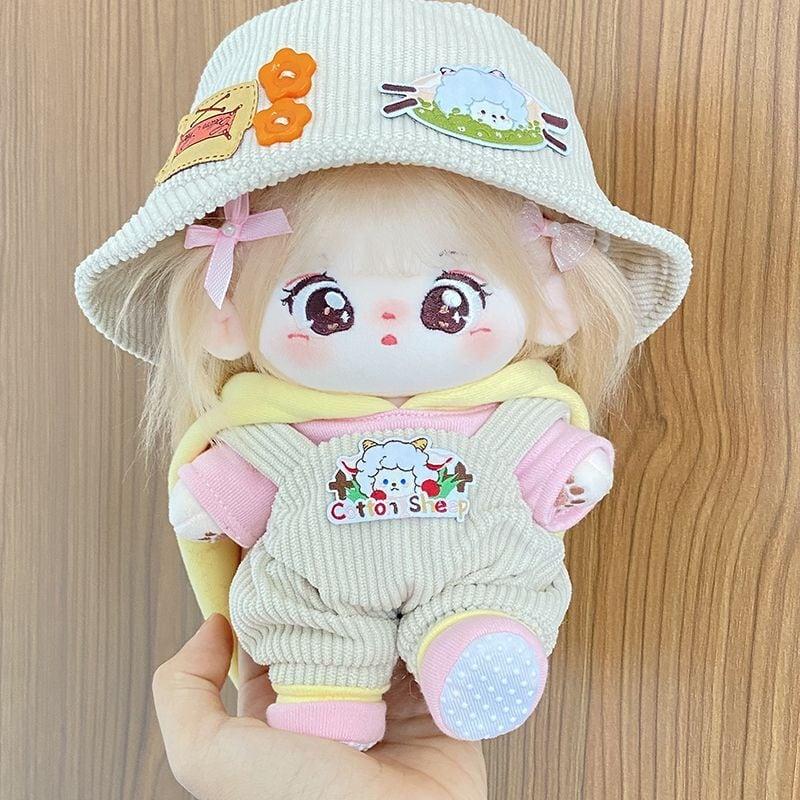 20cm着せ替えぬいぐるみ無属性着せ替え人形女の子綿人形コットンドール巧?_2