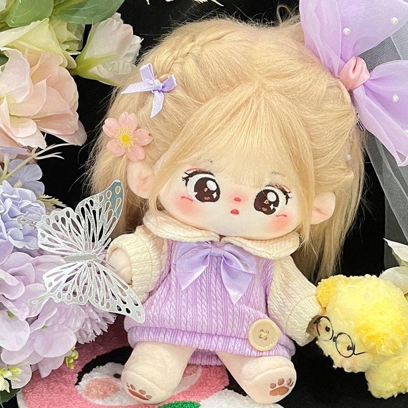 20cm着せ替えぬいぐるみ無属性着せ替え人形女の子綿人形コットンドール巧?_5