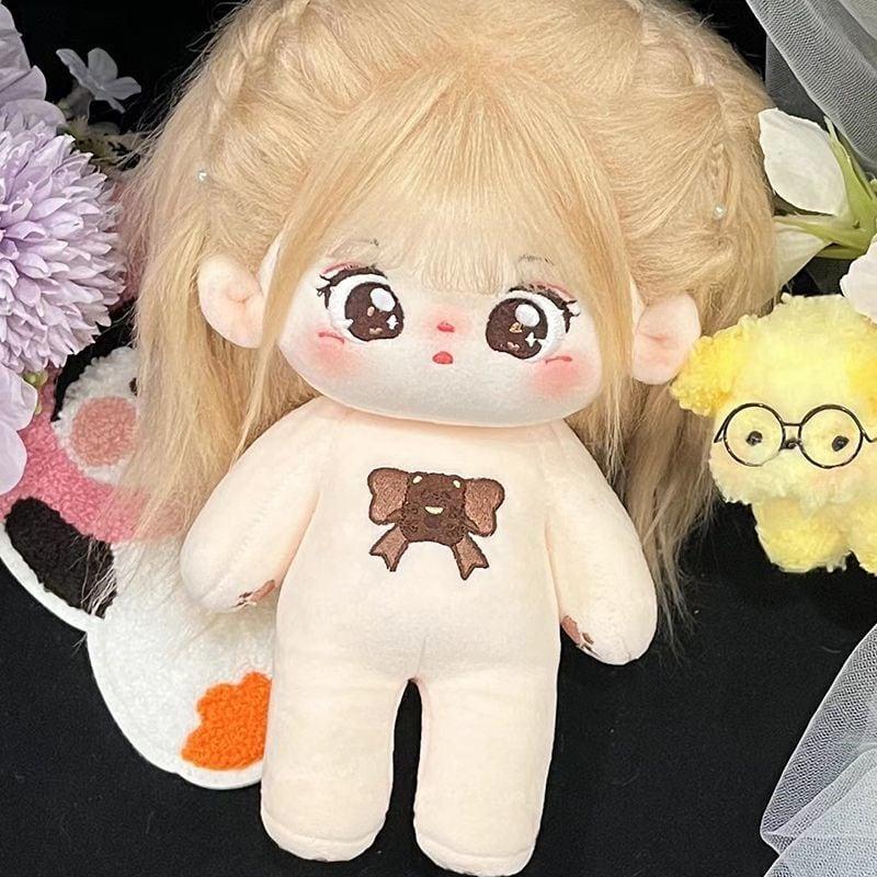 20cm着せ替えぬいぐるみ無属性着せ替え人形女の子綿人形コットンドール巧?_7