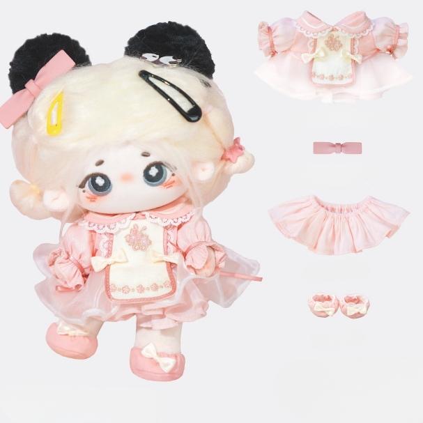 パンダミルクキャップ 20cmコットンドール さくらドレス4点セット_2