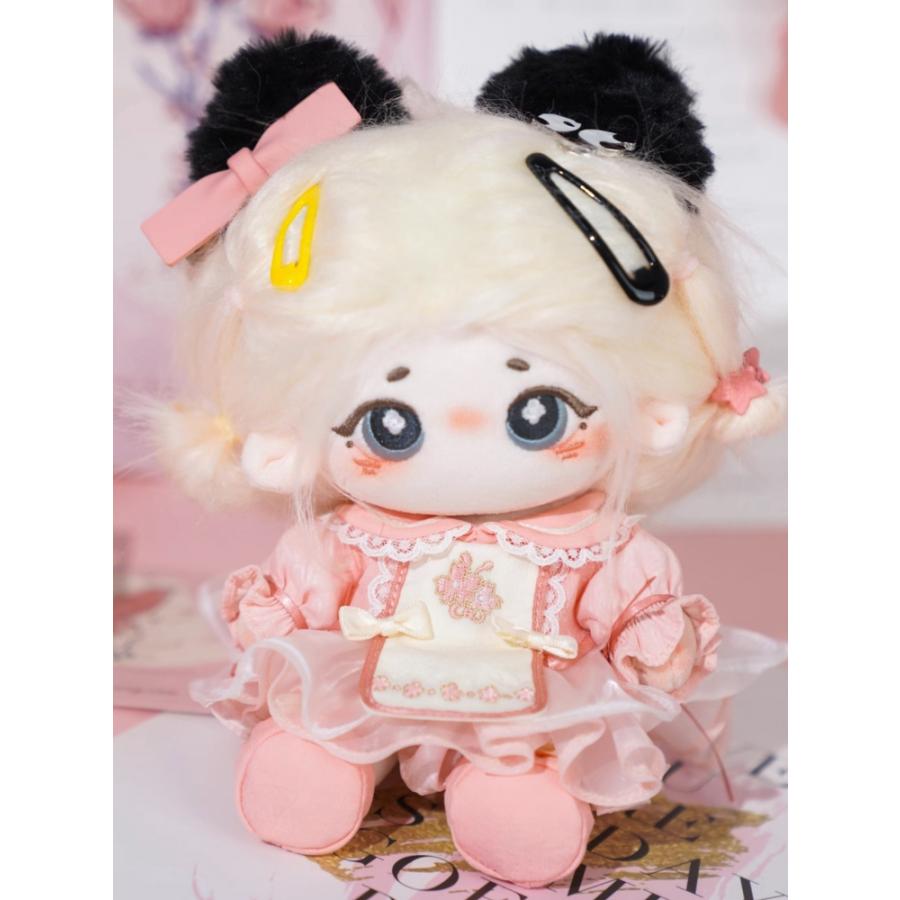 パンダミルクキャップ 20cmコットンドール さくらドレス4点セット_5