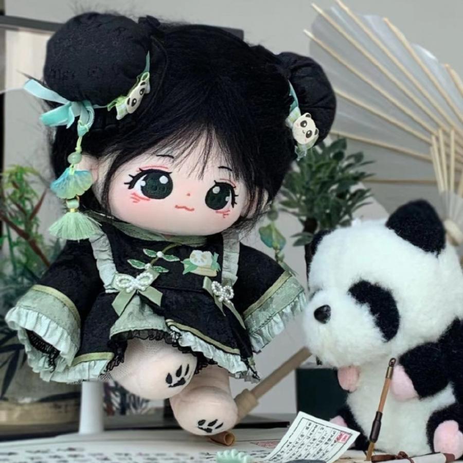 20cmコットンドール 5ピース衣装付きの画像