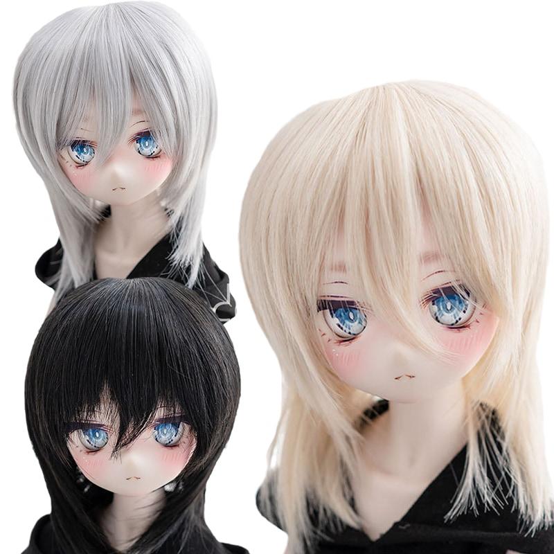 BJD ドール ウィッグ1/3 1/4 ウルフ 8色 MSD/小顔SD/SDサイズ人形用 9