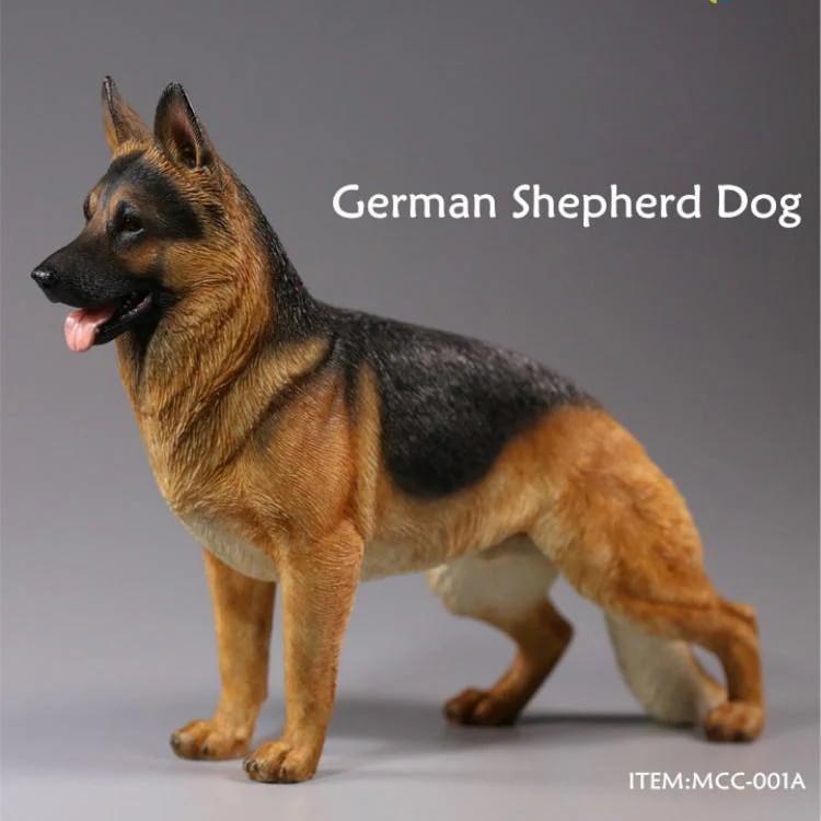 1/6 サイズ ジャーマンシェパードドッグ 犬 動物 リアル フィギュア プラモデル プレミアム 模型 23cm オリジナル スタチの画像