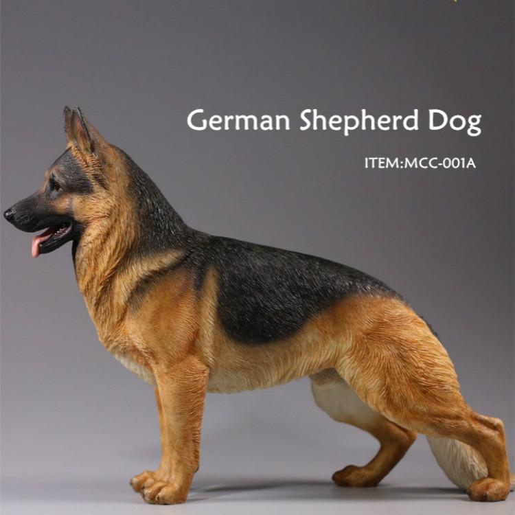 1/6 サイズ ジャーマンシェパードドッグ 犬 動物 リアル フィギュア プラモデル プレミアム 模型 23cm オリジナル スタチの画像