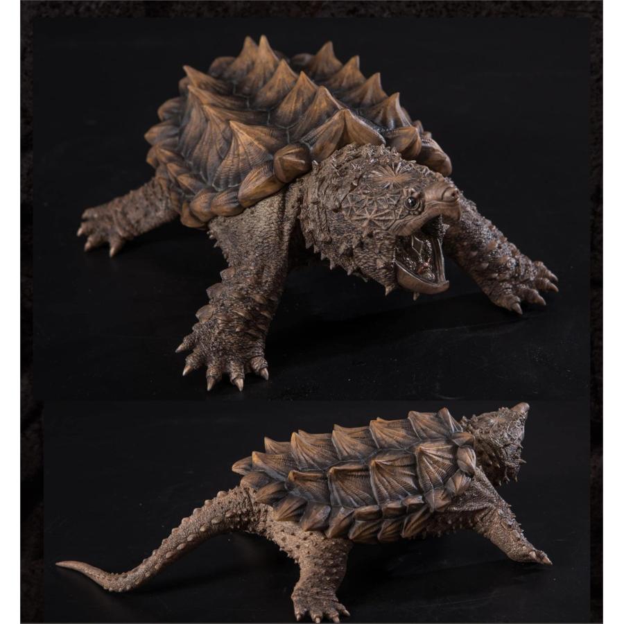 博物志 ワニガメ フィギュア 28cm 鰐亀 カミツキガメ科 爬虫綱 亀