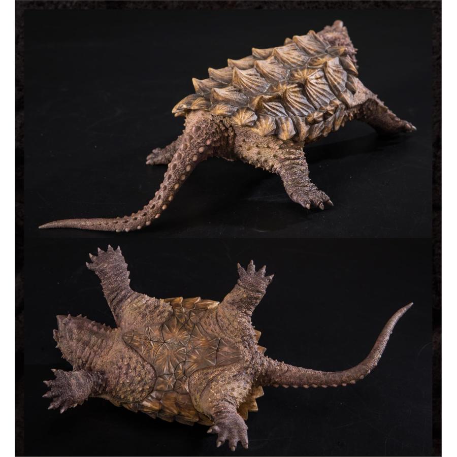 博物志 ワニガメ フィギュア 28cm 鰐亀 カミツキガメ科 爬虫綱 亀