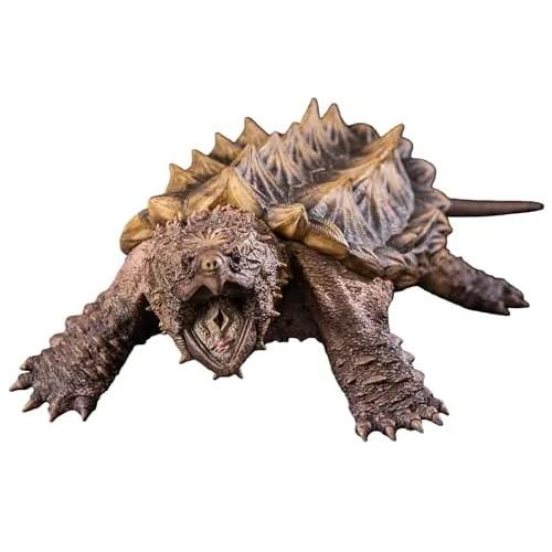 博物志 ワニガメ フィギュア 28cm 鰐亀 カミツキガメ科 爬虫綱 亀