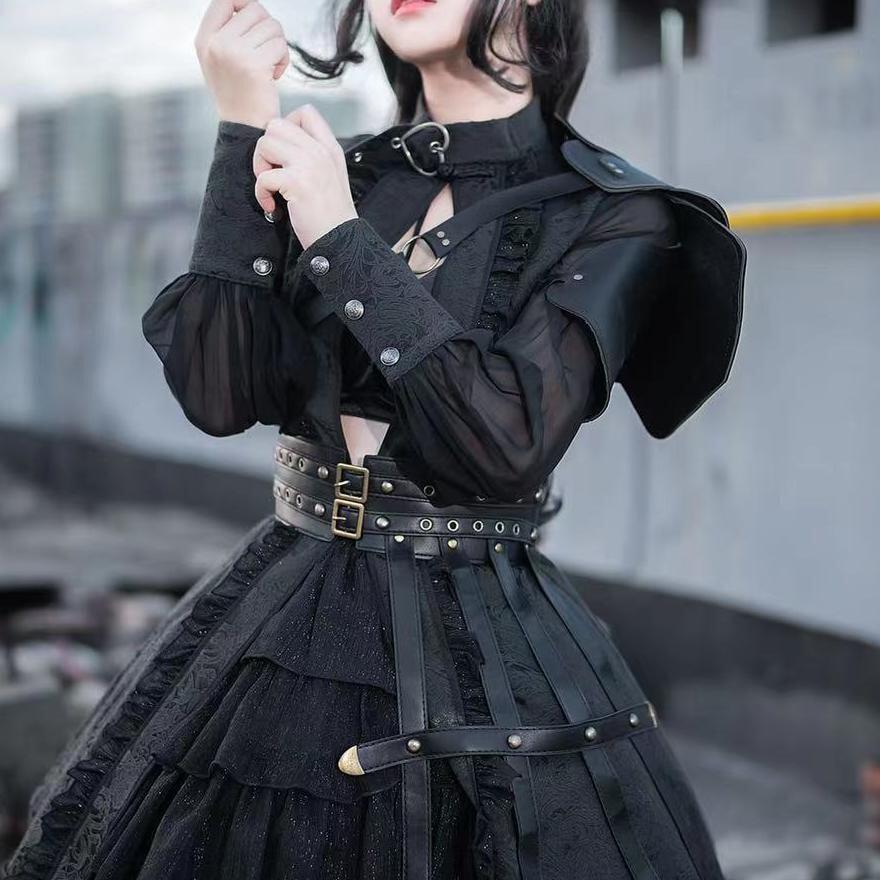 ゴスロリ系 チャイナ風 軍服 ミリロリ 鎧 衣装 かっこいい
