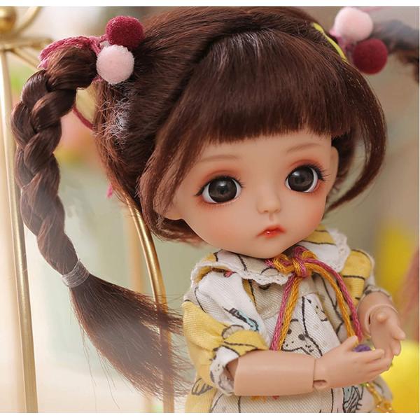 BJD人形1 / 6SD人形10.23インチ15球体関節人形フル服靴ウィッグ顔メイクため_1