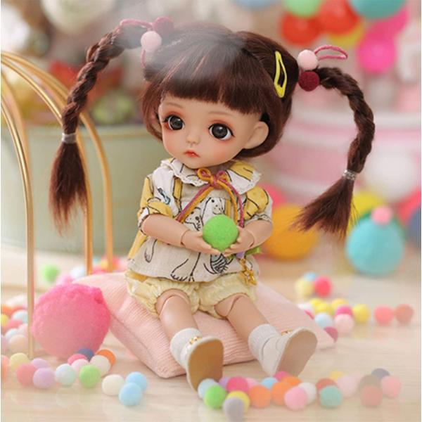 BJD人形1 / 6SD人形10.23インチ15球体関節人形フル服靴ウィッグ顔メイクため_2