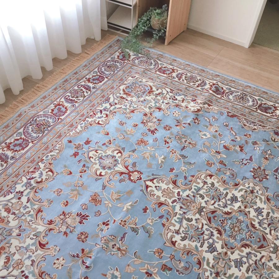 ベルギー製 モケット カーペット 200×255cm 3畳 アンティーク調