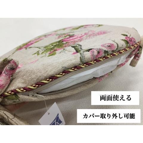 シートクッション ひも付き 車 いす用 カバー取り外し可能 両面使える KB1713|choro-aki|03