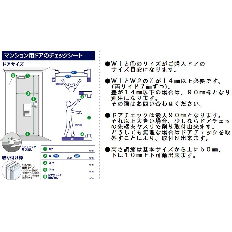 玄関 網戸 マンション 鍵つき 玄関網戸 網戸 サッシ節電 エコ ナイスウインズドア ポスト付 送料無料！｜choro-aki｜07