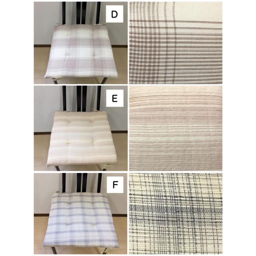 シートクッション ひも付き いす用 車 座布団 チェアパッド ダイニング
