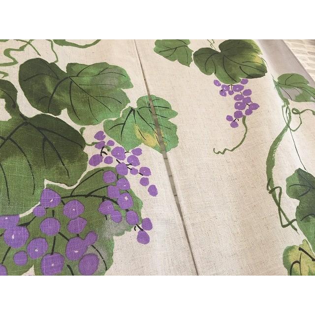 のれん ロング おしゃれ 山ぶどう 紫 麻混 約85 150 日本製 Nr114 インテリア あき 通販 Yahoo ショッピング