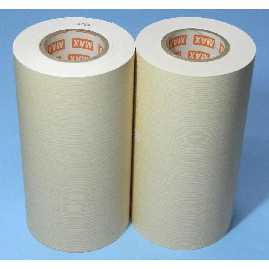 木目感熱ロール紙　195mm幅　RP-WA3719L2　195mm×75m×2本　黒発色　オリジナル | マックス