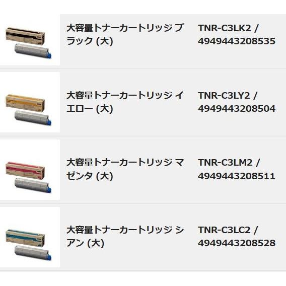 COREFIDO TNR-C3LC2 OKI 純正品 C811dn／C811dn-T用 大容量トナー