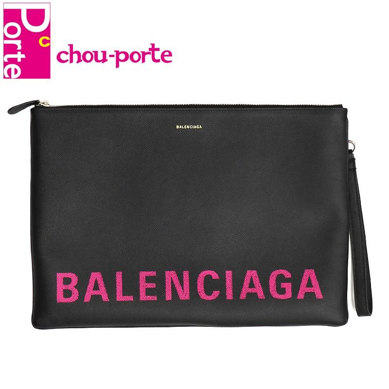 バレンシアガ Balenciaga クラッチバッグ ヴィル グラフィティ ロゴプリント ブラック 黒 ピンク メンズ 未使用品 Bgbl A1517 Chou Porte 通販 Yahoo ショッピング