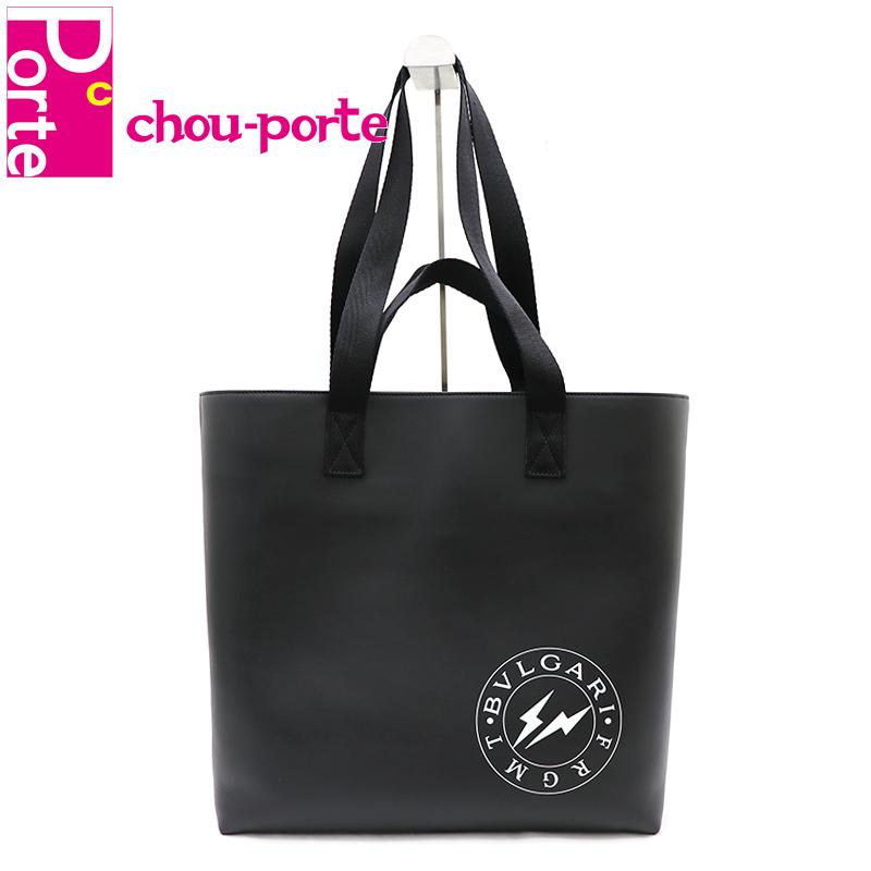 ブルガリ Bvlgari トートバッグ フラグメントコラボ カーフレザー キャンバス ブラック 黒 2553 メンズ 中古極美品 Bgbv A3267 Chou Porte 通販 Yahoo ショッピング