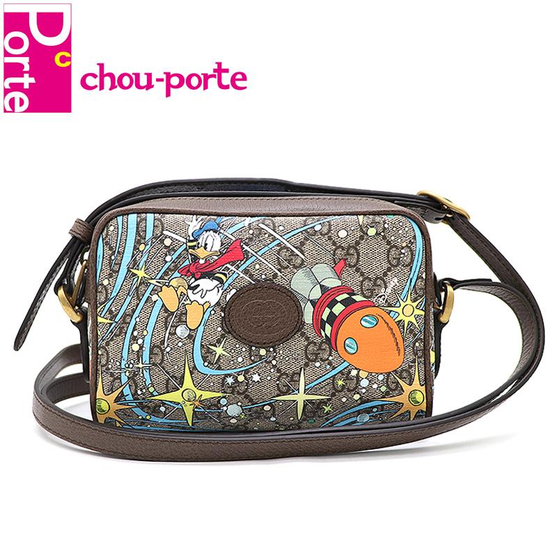 グッチ Gucci Disney ドナルドダック ミニ ショルダーバッグ ディズニー Gg ゴールド金具 レディース 未使品 現行 Bggc A3978 Chou Porte 通販 Yahoo ショッピング