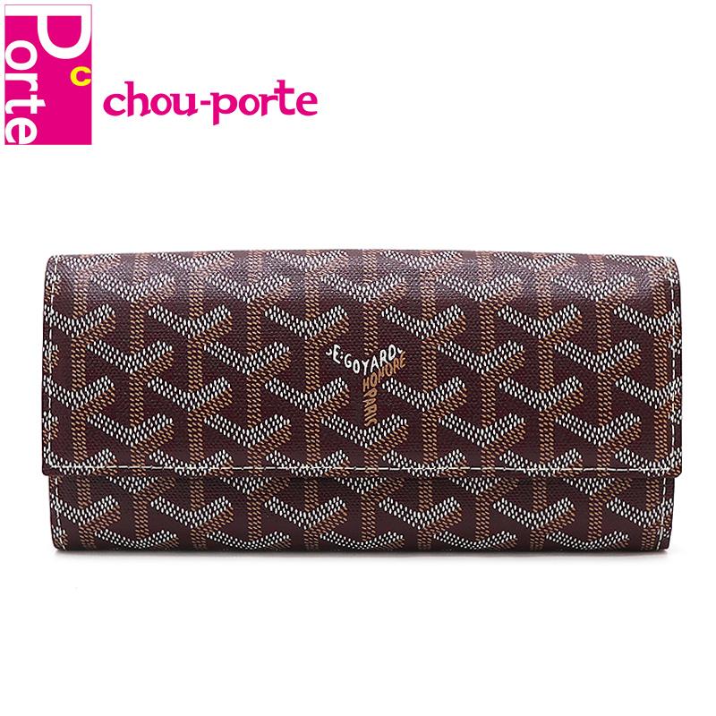 ゴヤール (GOYARD) ヴァレンヌ VARENNE 二つ折り長財布 フラップ ボルドー コーティングキャンバス レザー レディース メンズ 未使用品 :KMGY-A3814:chou-porte - 通販 - Yahoo!ショッピング ゴヤール (GOYARD) ヴァレンヌ VARENNE 二つ折り長財布 フラップ ボルドー コーティングキャンバス レザー レディース メンズ 未使用品 :KMGY-A3814:chou-porte - 通販 - Yahoo!ショッピング