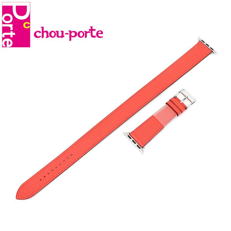 人気特価 Hermes エルメス ドゥブルトゥール ミニドッグ ブレスレット ドゥブルトゥール 未使用品 レディース ブーゲンビリア スイフト 二重巻き アップルウォッチ 38mm レディースアクセサリー