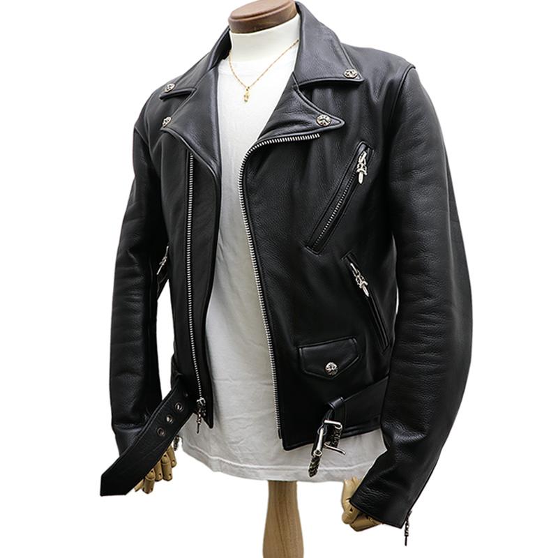クロムハーツ Chrome Hearts Jjディーン ライダースジャケット インボイス原本 購入レシート付き レザー ブラック 黒 シルバー 中古良品 Sbcr 797 Chou Porte 通販 Yahoo ショッピング