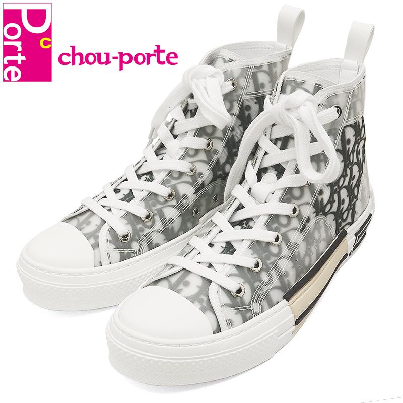 21年激安 スニーカー メンズシューズ 未使用品 現行品 メンズ 3sh118yjp H069 サイズ41 黒 白 ハイトップスニーカー ディオール Dior B23 26 5cm 26cm シューズ Postetelecom Gouv Cg