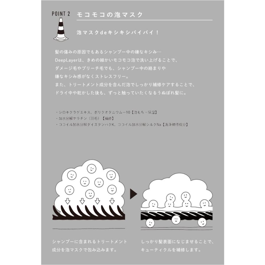 Deep Layer ディープレイヤー シャンプー 500mlトリートメント Deep Layer ディープレイヤー シャンプー 500mlトリートメント