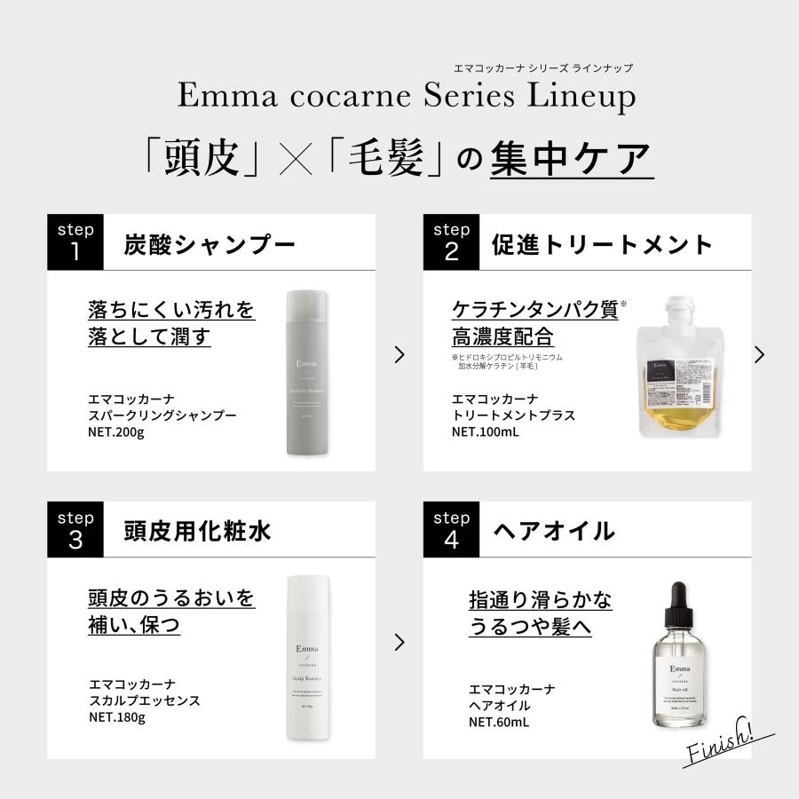 エマコッカーナ トリートメントプラス Emma Cocarne トリートメント の素 原液 加水分解ケラチン NMF ブースター ハリコシ ツヤ髪 混ぜる 原料混合液 ケラチン｜chouchou-cosmeshop｜13