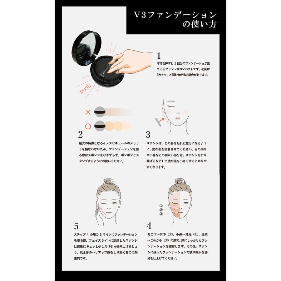 SPCARE V3 クッションファンデーション ケース付・スペア2個セット SPCARE V3 クッションファンデーション ケース付・スペア2個セット