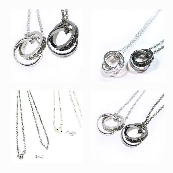 close to me（クロストゥーミー） ペアネックレス スワロフスキー