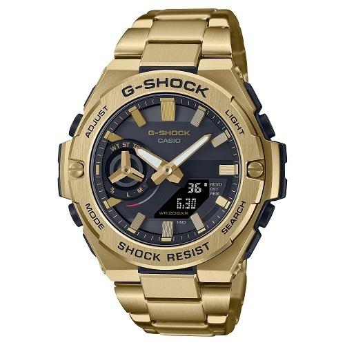 カシオ Gショック CASIO G-SHOCK 腕時計 メンズ ウオッチ G-STEEL カーボンコアガード ソーラー ウォッチ GST-B500GD-9AJF 国内正規品｜chouchou-de-stt