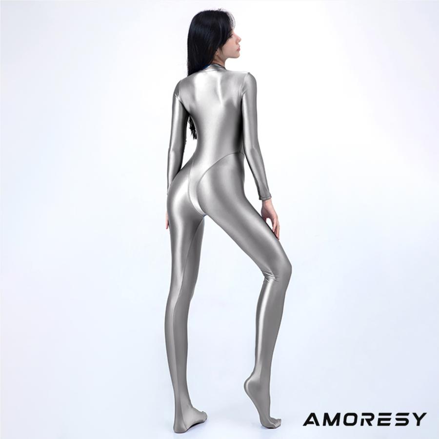 AMORESY Mnemosyne 全身タイツ フロントファスナー ボディスーツ AMORESY Mnemosyne 全身タイツ フロントファスナー ボディスーツ