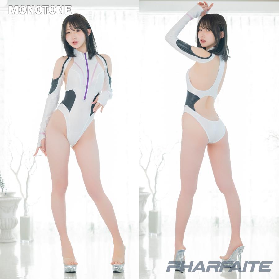 PHARFAITE（パルフェット） オフショルダー ボディスーツ スイムウェア