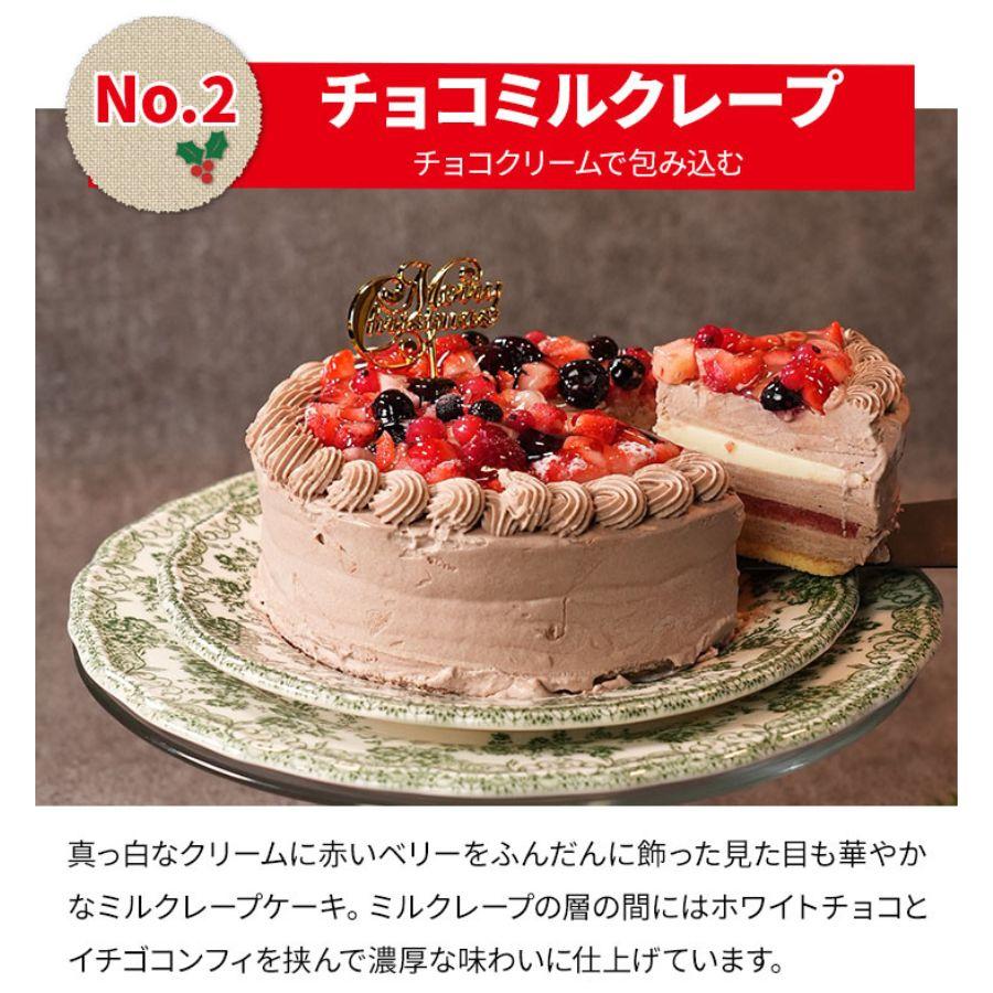 誕生日ケーキ  プレゼント ギフト モンブラン ホワイト ミルクレープ ケーキ 5号サイズ 無料 配送（北海道1500円東北沖縄県550円追加） |  | 02