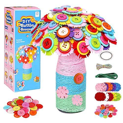 訳ありセール Jjptucz メイキングトイ 女の子 Diy花 こども裁縫キット 不織布材料 プレゼントキット 手芸キット 造花 手作り花束キット 子供 手作り