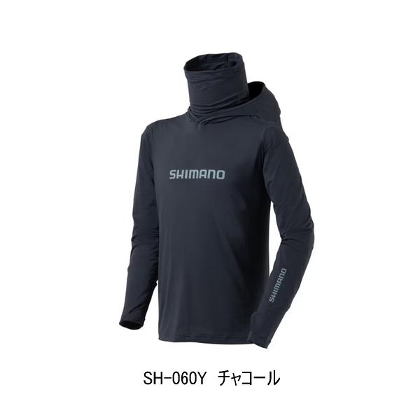 シマノ サンプロテクションフーディシャツ チャコール S シマノ（SHIMANO） （26年3月新商品） サンプロテクション フーディー