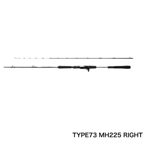 ≪'21年8月新商品！≫ シマノ '21 ミッドゲーム CI4+ 73 MH225 右 〔仕舞寸法 147.4cm〕