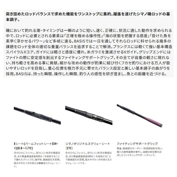新品未使用。23ベイシス1.2-480 シマノ（SHIMANO） （23年9月新商品） 23 ベイシス 1.2-480 （仕舞寸法