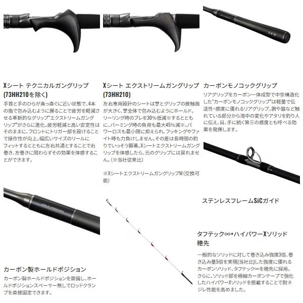 シマノ（SHIMANO） （25年6月新商品） 25 ミッドゲーム XR 73MH230