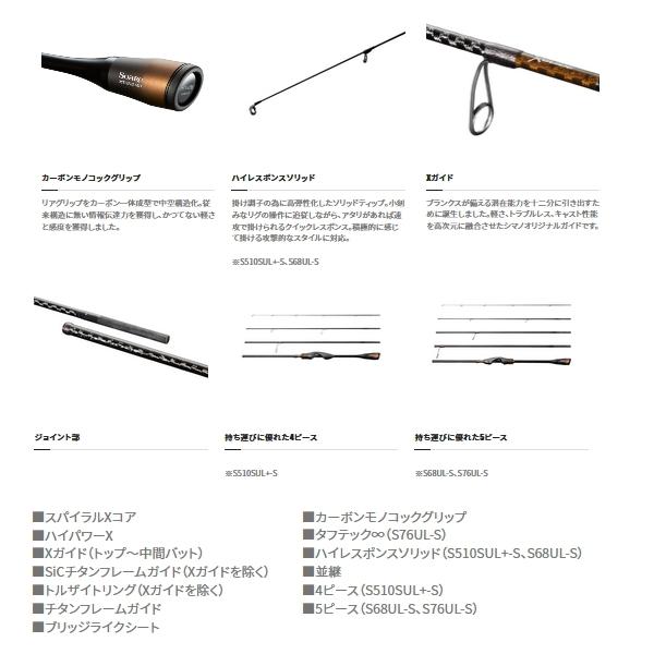 シマノ（SHIMANO） （21年10月新商品） ソアレエクスチューンMB S68UL