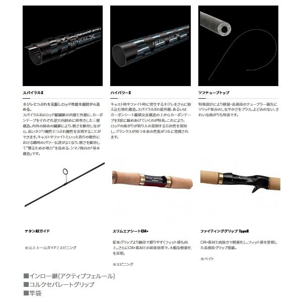 シマノ（SHIMANO） （21年9月新商品） 21 カーディフ AX S62UL （仕舞
