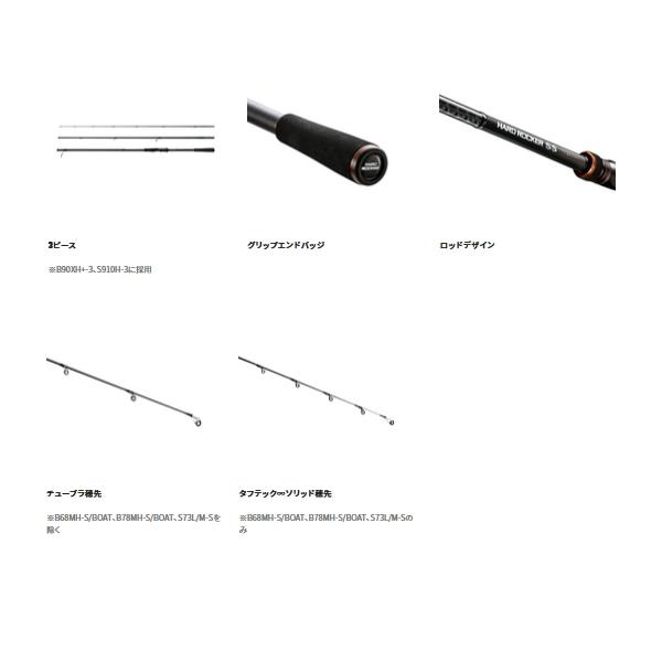 （22年3月新商品） シマノ ハードロッカー SS B78MH-S／ボート （仕舞寸法 120.7cm） （保証書付）