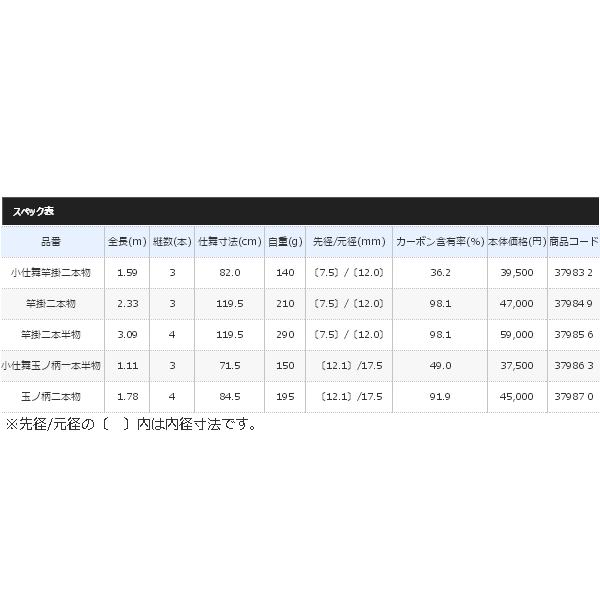 シマノ（SHIMANO） （取寄せ／6月末予定） （17年11月新商品） 朱紋峰