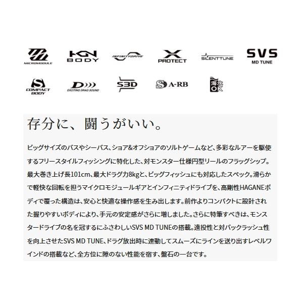 カルカッタコンクエスト 諸々 シマノ 23 カルカッタコンクエストMD 2023年新製品 – フィッシング