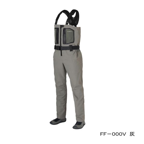 （22年7月新商品） シマノ ドライシールド＋4 ストレッチウェーダー ラジアル FF-000V グレーベージュ Sサイズ 爆買